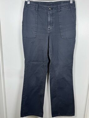 PRANA Utility Denim Carpenter Style Jeans Pants Women’s 2 Black Active Outdoor